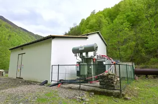Действующая Гидроэлектростанция на 5,5MWt/h в регионе Душети, Тбилиси, Грузия