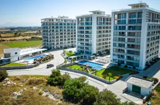 Квартира 2+1 в ЖК APHRODITE PARK RESIDENCE в Гюзельюрте, Кирения (Гирне), Северный Кипр