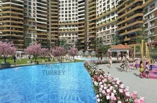 Современные квартиры на продажу в Анкаре с частным пляжем