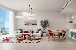 Апартаменты с 2 спальнями Rosso Bay Residences