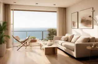 Квартира с одной спальней в Тивате