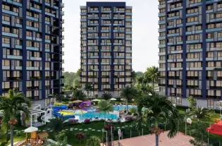 Апартаменты недалеко от моря в новом комплексе (004164)