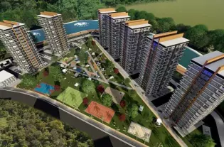 Просторные квартиры 3+1 от застройщика в Мерсине (016164)