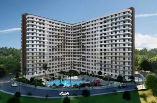 Старт продаж! Просторные квартиры в 400 метрах от моря, район Эрдемли (019164)