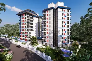 Квартиры недалеко от центра самого быстроразвивающегося района Авсаллар (002249)