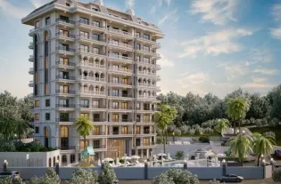 Квартиры в современном жилом комплексе от застройщика в районе Авсаллар (02343)