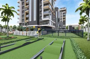 Квартира 1+1 от инвестора в современном жилом комплексе в районе Авсаллар (17100)