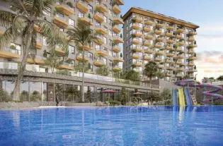 Новая инвесторская квартира 2+1 в жилом комплексе в районе Авсаллар (19500)