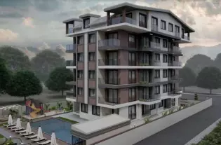 Современные квартиры от застройщика в районе Газипаша (035398)