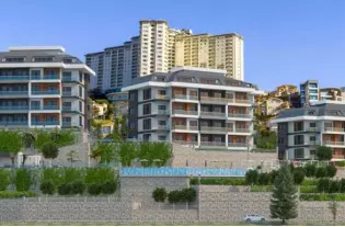 Премиум апартаменты с видом на море в Каргыджак, Алания (00265)