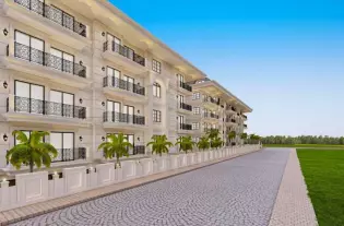 Квартиры у пляжа Клеопатра, в центре Алании (01052)