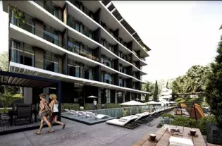 Квартиры в новом проекте рядом с пляжем Клеопатра (024121)