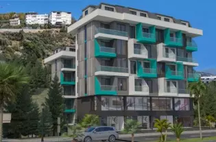 Квартира от инвестора в современном жилом комплексе в центре Алании, пляж Клеопатра (14700)