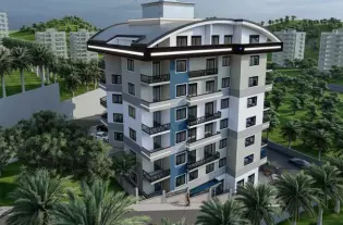 Апартаменты в новой резиденции в популярном районе Махмутлар, Алания (002254)