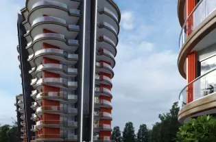 Апартаменты в современном жилом комплексе, район Махмутлар (03125)