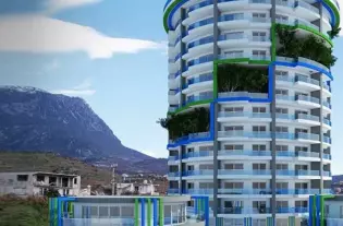 Апартаменты со всеми удобствами в курортном городе Махмутлар (21800)