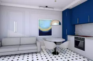 Квартира-студия в Торревьехе с дизайнерским ремонтом - ET7101