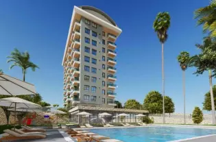 Современные апартаменты в новом инвестиционном проекте в районе Махмутлар (39500)