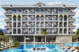 Квартиры в Алании, район Оба (003459)