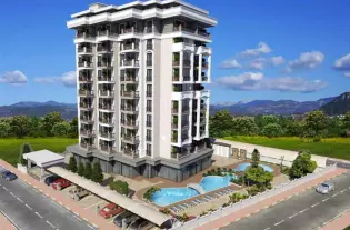 Квартиры в центре района Оба, от застройщика (01405)