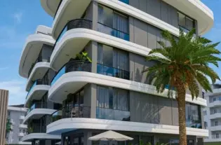 Просторная квартира 1+1 в жилом комплексе в районе Оба (03300)