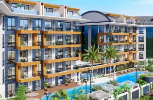 Квартиры в жилом комплексе от застройщика в районе Оба (008252)