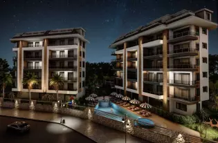 Квартиры в комплексе на этапе строительства в Тосмуре (01425)