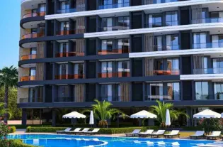 Новый проект квартир отельной концепции в районе Чиплаклы (001141)