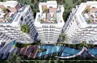 Уютные апартаменты в одном из самых красивых мест Искеле (003491)