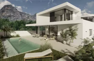 Новая вилла с тремя спальнями в городе Polop - LC6110