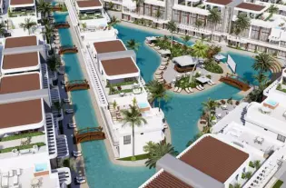 Апартаменты в комплексе в престижном районе Бахчеле/Искеле (002514)