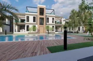 Апартаменты с уникальным дизайном в новом жилом комплексе в районе Боаз (001499)