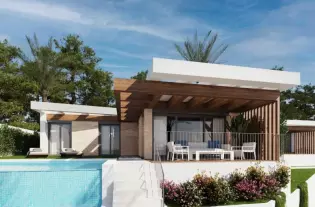 Новая вилла с видом на море и горы в городе Polop - SN6353