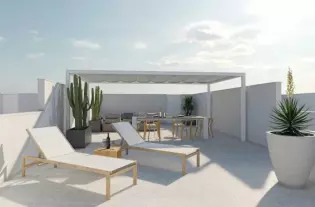 Новые апартаменты на верхнем этаже с солярием в городе San Pedro del Pinatar - CSU5808