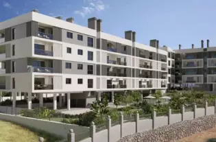 Новые апартаменты с двумя спальнями в Аликанте - AEH7093