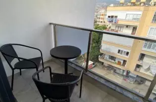 Стильная квартира 1+1 в центре Алании, 200 м до моря (0490001)