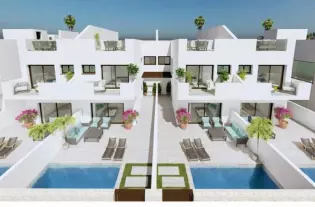 Вилла с бассейном, садом и солярием в комплексе SUN BEACH LA TORRE - HLS4226