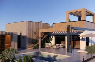 Роскошная вилла в закрытом жилом комплексе в городе Полоп - EHE7042