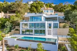 Шикарная вилла с большим участком на берегу моря в городе Алтея  - ELH5992