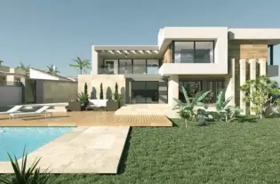 Шикарная вилла с видом на море в районе Ла Велета - GS4157