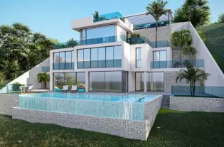 Шикарная вилла в современном стиле у моря в городе Алтея - ED4931