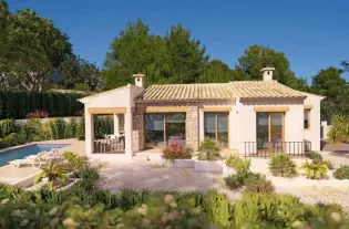 Современная вилла с бассейном на берегу моря в городе Benissa - GTP4951