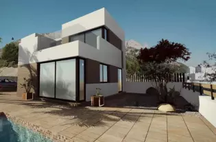 Современная вилла с видом на горы в городе Полоп - FJ3184