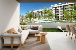 Современная квартира с видом на море в районе Ла Мата - TW6995