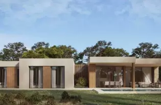 Современная вилла на одном этаже с частным бассейном в престижном районе - 391720