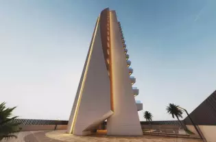 Современные апартаменты с одной спальней с видом на море в Кальпе - ELH5987