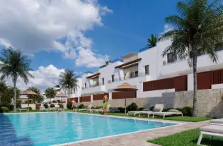 Таунхаус в городе Ориуэла в урбанизации закрытого типа Vistabella Golf - SDB6832