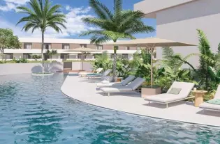 Таунхаус с двумя спальнями в новом комплексе - CRB7153