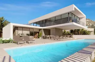 Вилла класса люкс с видом на море и горы в городе Moraira - GTP4952