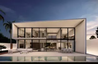 Вилла на берегу Средиземного моря в городе Эль Альбир - EUS5051